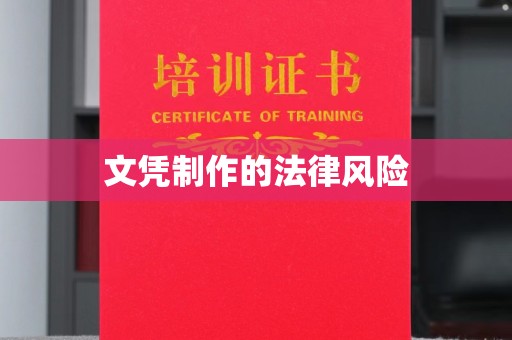玛多文凭制作的法律风险