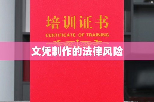 玛多文凭制作的法律风险