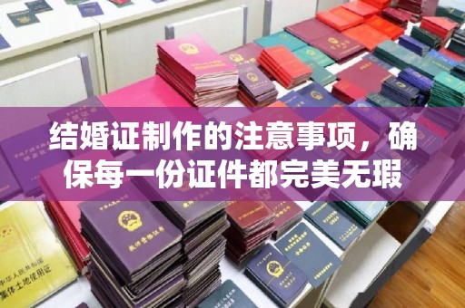 玛多结婚证制作的注意事项，确保每一份证件都完美无瑕
