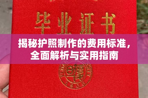 玛多揭秘护照制作的费用标准，全面解析与实用指南