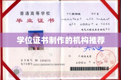 玛多学位证书制作的机构推荐