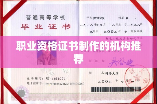 玛多职业资格证书制作的机构推荐