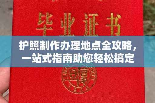 玛多护照制作办理地点全攻略，一站式指南助您轻松搞定