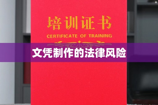玛多文凭制作的法律风险