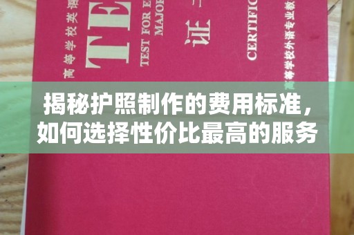 玛多揭秘护照制作的费用标准，如何选择性价比最高的服务？