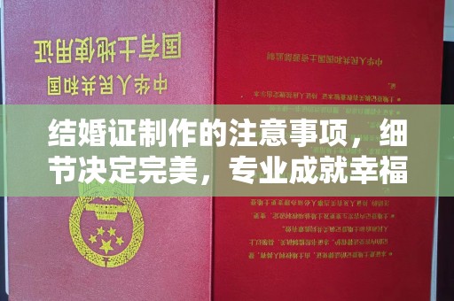 玛多结婚证制作的注意事项，细节决定完美，专业成就幸福