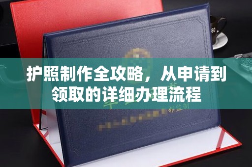 玛多护照制作全攻略，从申请到领取的详细办理流程