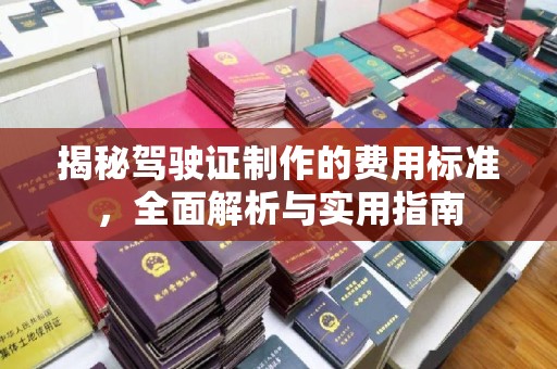 玛多揭秘驾驶证制作的费用标准，全面解析与实用指南