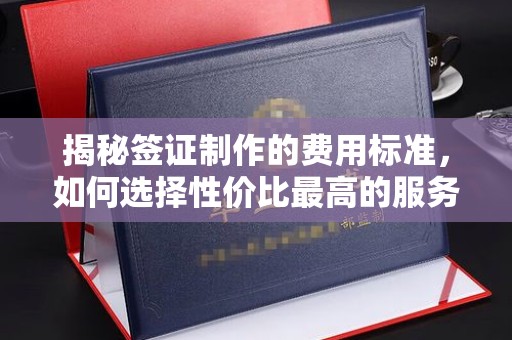 玛多揭秘签证制作的费用标准，如何选择性价比最高的服务？