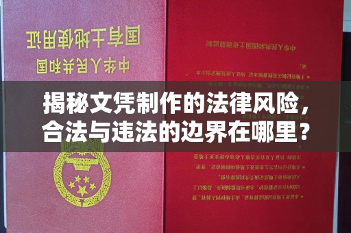 玛多揭秘文凭制作的法律风险，合法与违法的边界在哪里？