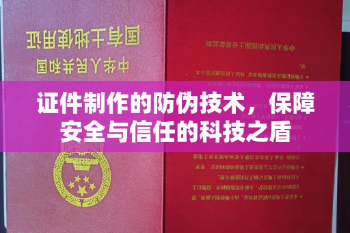 玛多证件制作的防伪技术，保障安全与信任的科技之盾